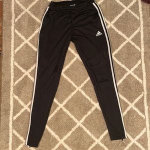 Adidas sweatpants, size x-small, zip up legs and pockets